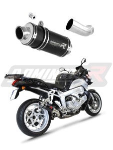 BMW K1200R 2005 - 2009 Terminale di Scarico Marmitta Silenziatore GP1 NERO + dB killer medium