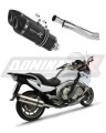 scarico silenziatore DOMINATOR HP1 nero adatto alla moto BMW K1600 GT GTL 2011 - 2023 3