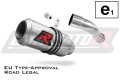 scarico silenziatore DOMINATOR omologato GP adatto alla moto CBR 600 F 2011 - 2015 2