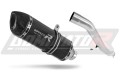 scarico silenziatore DOMINATOR HP1 nero adatto alla moto Kawasaki GTR 1400 2007 - 2009 2