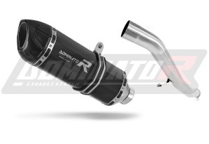 Kawasaki GTR 1400 2007 - 2009 Terminale di Scarico Marmitta Silenziatore HP1 NERO + dB killer medium