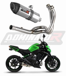 ER-6 N / F 650 FULL SYSTEM Silenziatore Collettore HP5 2012 - 2016 + dB killer