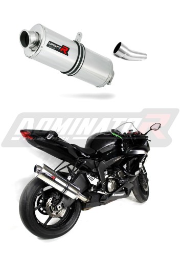 exhaust muffler DOMINATOR OV fits to Kawasaki ZX6R 636 2009  2024 6