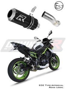 Kawasaki Z 900 2020 - 2024 EU Omologato approvato Terminale di Scarico Silenziatore GP NERO