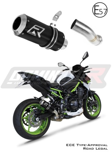 scarico silenziatore DOMINATOR omologato GP nero adatto alla moto Kawasaki Z 900 2020 - 2024 8