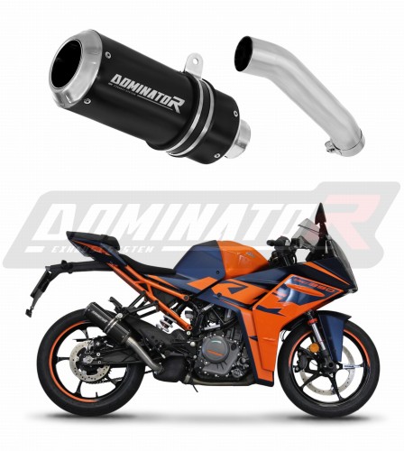 exhaust muffler DOMINATOR GP BLACK fits to KTM RC 390 2022  2024 7