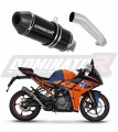 scarico silenziatore DOMINATOR HP3 nero adatto alla moto KTM RC 390 2022 - 2024 7
