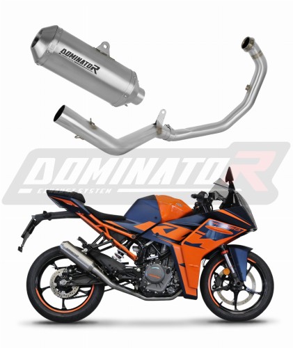 KTM RC 390 2022 - 2023 Exhaust Muffler Manifold Collector Auspuff Sportauspuff Silencer Echappement Silencieux Scarico Marmitta Scarichi Escape Wydech Tłumik Kolektor OV G2 DOMINATOR Full Exhaust System x