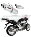 BREVA ie 750 Exhaust MOTO GUZZI Muffler Auspuff Sportauspuff Silencer Echappement Silencieux Scarico Scarichi Escape Wydech Tłumik OVAL 2003 - 2009 Dominator  x
