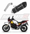 exhaust muffler DOMINATOR HP1 BLACK fits to Moto Guzzi V85 TT 2021  2023 6