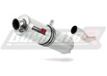 scarico silenziatore DOMINATOR rotondo adatto alla moto Piaggio X9 125 2000 - 2009 3