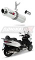 scarico silenziatore DOMINATOR rotondo adatto alla moto Piaggio MP3 500 2008 - 2022 5