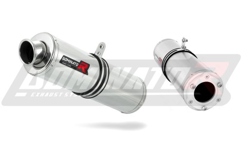 scarico silenziatore DOMINATOR rotondo adatto alla moto Suzuki GSXR 750 SRAD 1996 - 1999 3