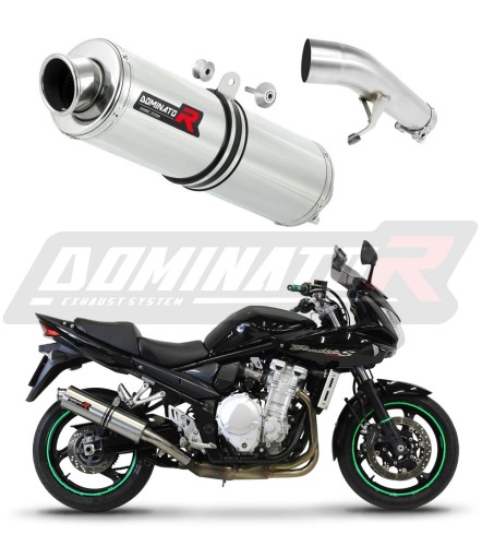 scarico silenziatore DOMINATOR rotondo adatto alla moto Suzuki GSF 1250 N / S BANDIT 2007 - 2016 6