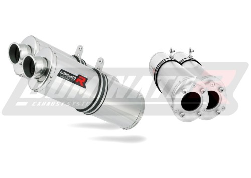 scarico silenziatore DOMINATOR ovale adatto alla moto Suzuki SV 1000 N 2003 - 2007 3