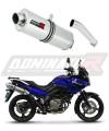 scarico silenziatore DOMINATOR ovale adatto alla moto Suzuki DL 650 V-Strom 2004 - 2006 6