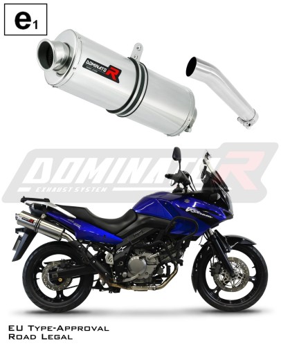 scarico silenziatore DOMINATOR omologato OVAL adatto alla moto DL 650 V-STROM 2004 - 2006 6