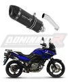 scarico silenziatore DOMINATOR HP1 nero adatto alla moto Suzuki DL 650 V-Strom 2004 - 2006 6