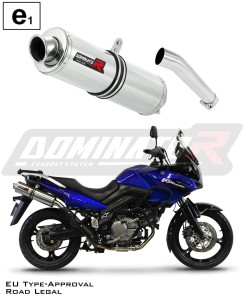 DL 650 V-STROM Omologato Silenziatore Scarico TONDO 2004 - 2006