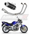Suzuki GS 500E 1989 - 2009 EXHAUST Collector Manifold Full System Muffler Auspuff Sportauspuff Silencer Echappement Silencieux Scarico Scarichi Escape Wydech Tłumik GP1 BLACK Dominator Exhaust System x