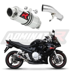 Suzuki GSXF 650 2007 - 2016 Terminale di Scarico Marmitta Silenziatore GP1 + dB killer medium