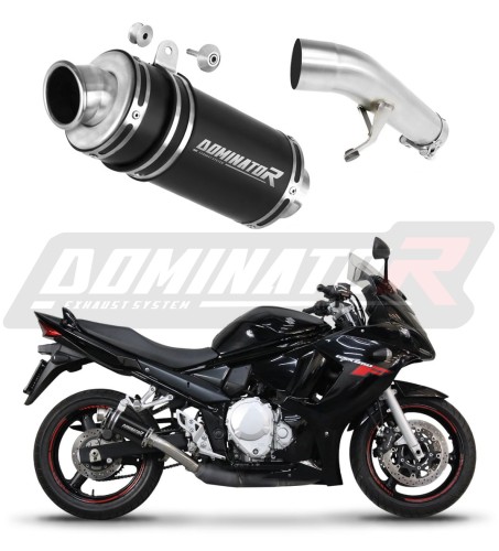 Suzuki GSXF 650 GSX 650 F 2007-2016 Motorcycle Dominator Exhaust Silencer Muffler Pot d'échappement Marmitta Escape GP1 BLACK x