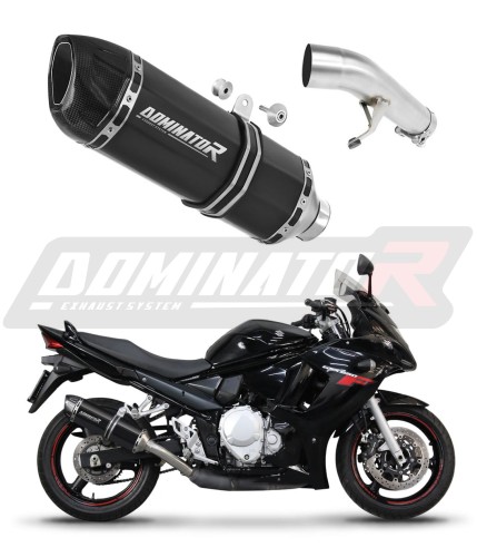 Suzuki GSXF 650 GSX 650 F 2007-2016 Motorcycle Dominator Exhaust Silencer Muffler Pot d'échappement Marmitta Escape HP1 BLACK x