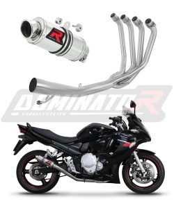 Suzuki GSXF 650 2007 - 2016 Sistema di scarico Collettori Marmitta Silenziatore GP1 + dB killer