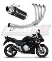 Suzuki GSX 650 F 2007-2016 Dominator Full System Exhaust Muffler Manifold Collector Silencer Echappement Silencieux Scarico Marmitta Escape Tłumik GP1 BLACK x