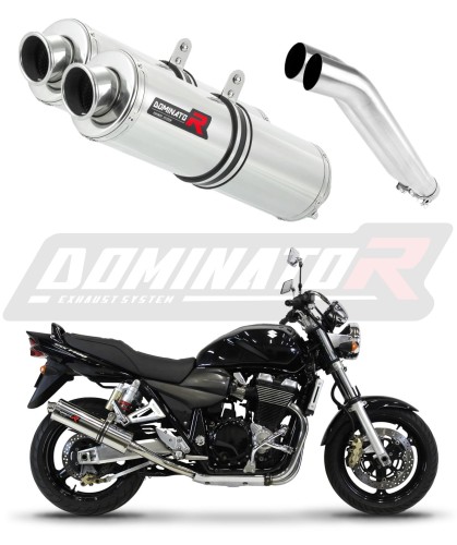 scarico silenziatore DOMINATOR rotondo adatto alla moto Suzuki GSX 1400 2001 - 2005 6