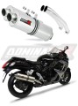 scarico silenziatore DOMINATOR ovale adatto alla moto Suzuki GSXR 1300 Hayabusa 2008 - 2019 6