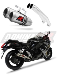 Suzuki GSXR 1300 Hayabusa 2008 - 2019 Terminale di Scarico Marmitta Silenziatore GP + dB killer medium