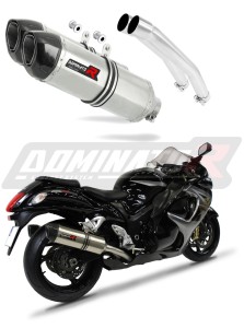 Suzuki GSXR 1300 Hayabusa 2008 - 2019 Terminale di Scarico Marmitta Silenziatore HP1 + dB killer medium