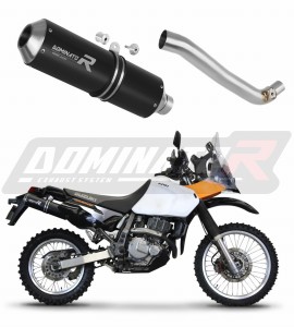 Suzuki DR 650 SE / S 1996 - 2024 Terminale di Scarico Marmitta Silenziatore MX NERO + dB killer medium