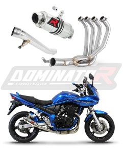Suzuki GSF 650 BANDIT N / S 2005 - 2006 Impianto di scarico Collettori Marmitta Silenziatore GP1 + dB killer medium