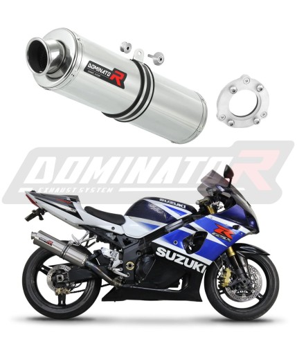 exhaust muffler DOMINATOR Bolton ROUND fits to Suzuki GSXR 1000 K1  K4 2001  2004 6