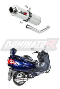 Suzuki BURGMAN 400 1998 - 2002 Terminale di Scarico Marmitta Silenziatore ST + dB killer medium