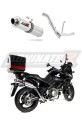 scarico silenziatore DOMINATOR rotondo adatto alla moto Suzuki DL 650 V Strom 2007 - 2011 5