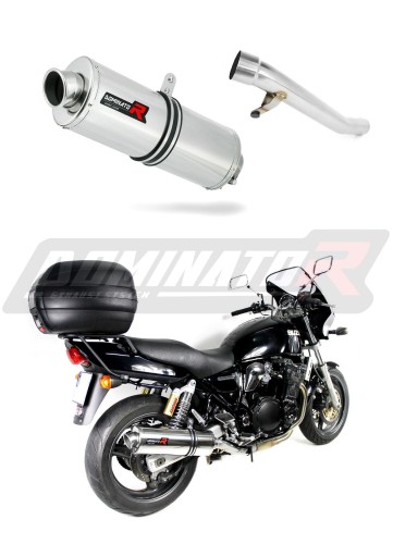 scarico silenziatore DOMINATOR ovale adatto alla moto Suzuki GSX 750 INAZUMA 1997 - 2003 5