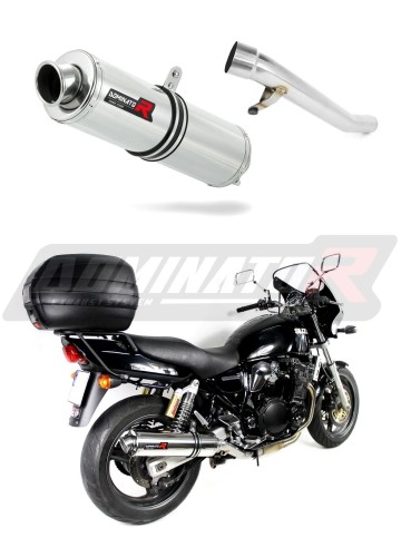 scarico silenziatore DOMINATOR rotondo adatto alla moto Suzuki GSX 750 INAZUMA 1997 - 2003 5