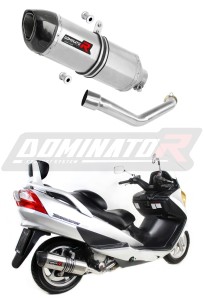 Suzuki BURGMAN 400 2003 - 2006 Terminale di Scarico Marmitta Silenziatore HP1 + dB killer medium
