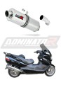 scarico silenziatore DOMINATOR ovale adatto alla moto Suzuki BURGMAN 650 - 2013  7