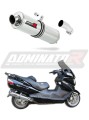 scarico silenziatore DOMINATOR rotondo adatto alla moto Suzuki BURGMAN 650 - 2013  7