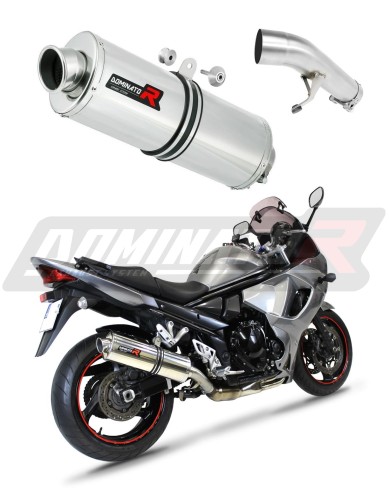 scarico silenziatore DOMINATOR ovale adatto alla moto Suzuki GSX 1250 FA 2010 - 2016 6