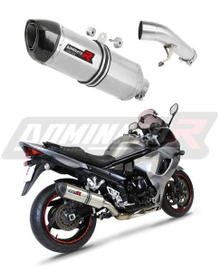 Suzuki GSX 1250 FA 2010 - 2016 Terminale di Scarico Marmitta Silenziatore HP1 + dB killer medium