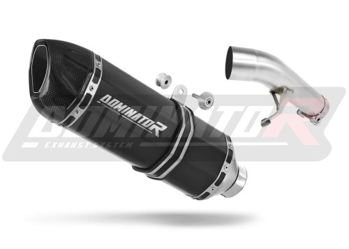 scarico silenziatore DOMINATOR HP1 nero adatto alla moto Suzuki GSX 1250 FA 2010 - 2016 3