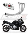 impianto di scarico completo con silenziatore DOMINATOR Full System GP1 adatto alla moto Suzuki GSX 1250 FA 2010