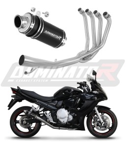 Suzuki GSX 1250 FA 2010 - 2016 Sistema di scarico Collettori Marmitta Silenziatore GP1 NERO + dB killer