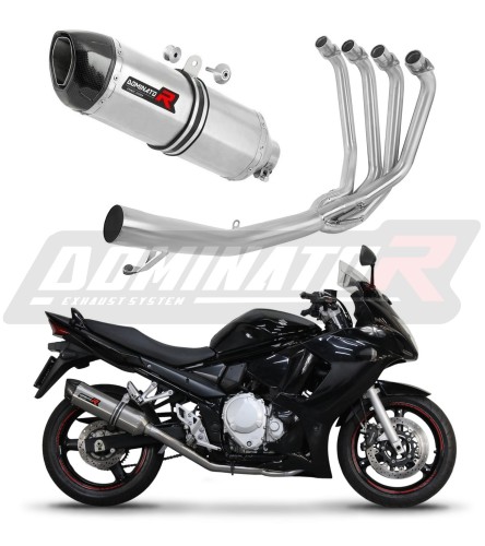 impianto di scarico completo con silenziatore DOMINATOR Full System HP1 adatto alla moto Suzuki GSX 1250 FA 2010