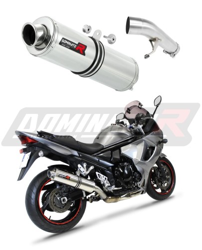 scarico silenziatore DOMINATOR rotondo adatto alla moto Suzuki GSX 1250 FA 2010 - 2016 6